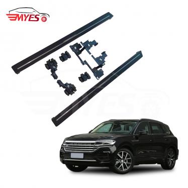 China manufacturer wholesale automatic powerstep retractable electric running boards for Volkswagen VW Touareg R-line 2011+