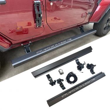 Supply retractable powerstep automatic footstep power running board electric side step pedal for Jeep Wrangler JL JK 2/4 doors