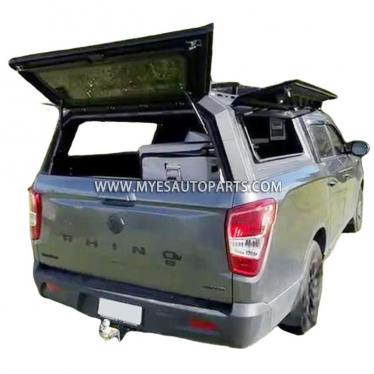 Futuristic Heavy-Duty Hardtop Camper Shell for Kia Tasman (2025+) & SsangYong Musso / Rexton Sports (2018+) | Waterproof Steel & Aluminum Truck Canopy