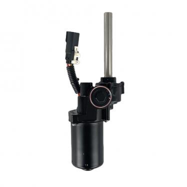 TB1662-024L Universal 5-Wire Square Plug Power Running Board Motor Front Left Driver Side with 135mm Short-Length Wiring Harness Heavy Duty Standalone Electric Side Step Actuator