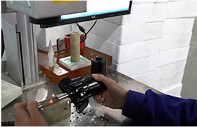 Laser printing logo