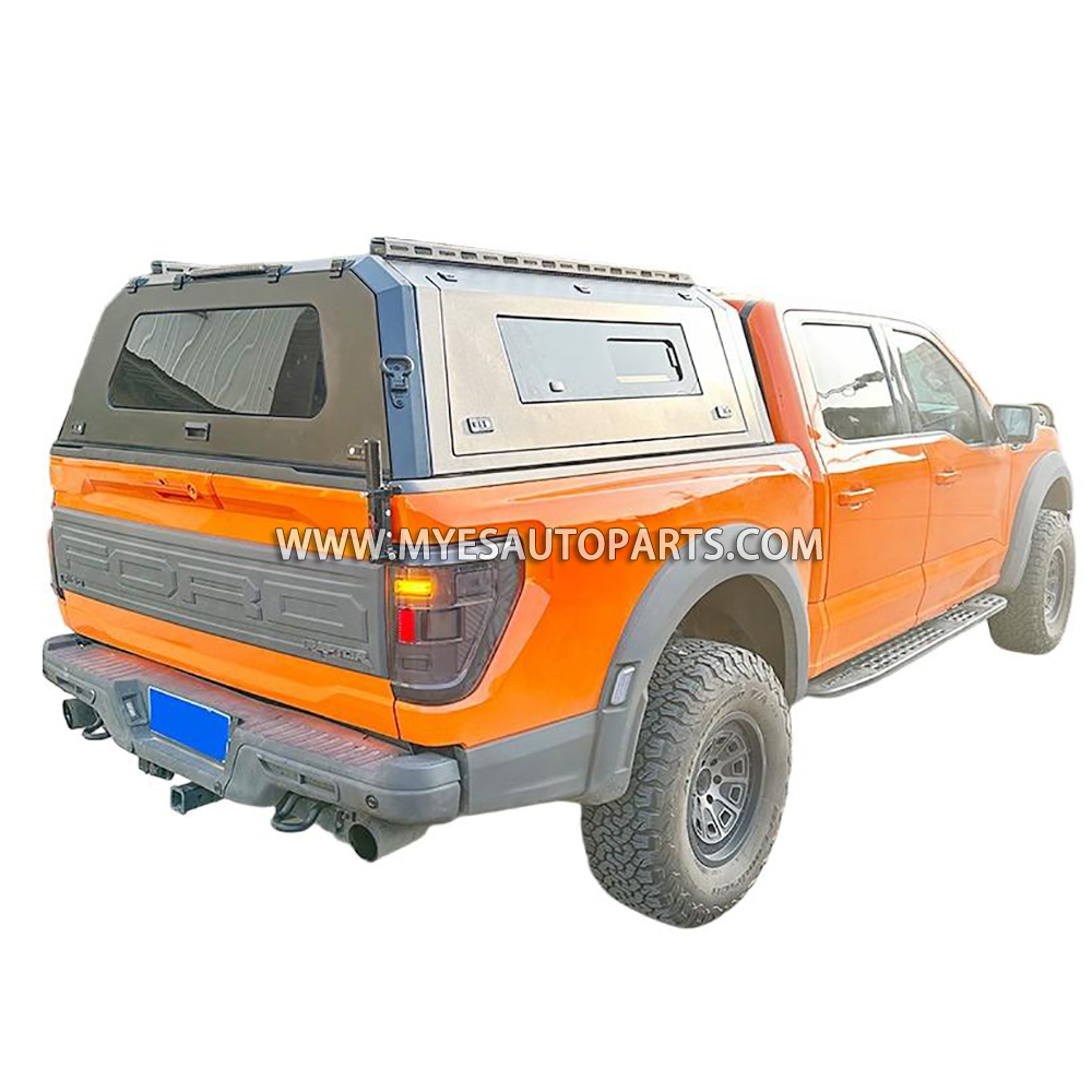 Heavy-Duty Steel & Aluminum Hardtop Canopy for Ford F-150 F-250 F-350 (2011-2026+) | Waterproof Truck Camper Shell Fits 5.5FT / 6.5FT / 8FT Bed