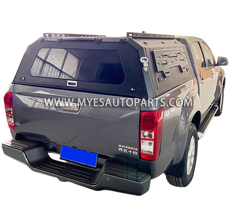 Overland Rigid Hardtop Canopy for Isuzu D-MAX 2015-2026+ | Waterproof Manganese Steel & Aluminum Truck Topper Tailored for X-POWER Edition
